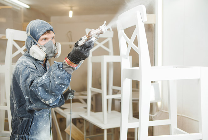 furniture spraying